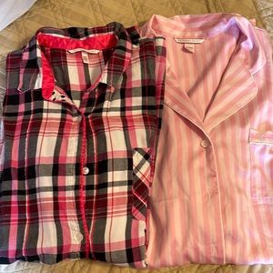 Victoria Secret 2 sleep shirts size large